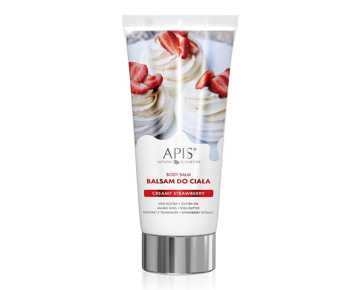 Apis Creamy Strawberry Body Balm with Jojoba Oil Shea Butter Strawberry ...